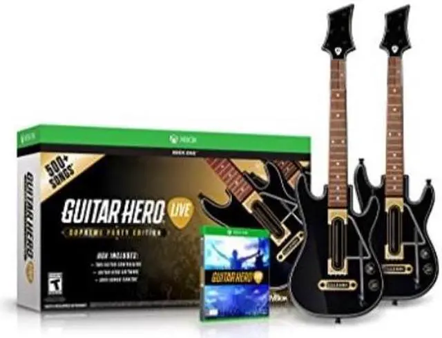 Alt view image 11 of 12 - Guitar Hero Supreme Party Edition Bundle (2 Guitars) - Xbox One