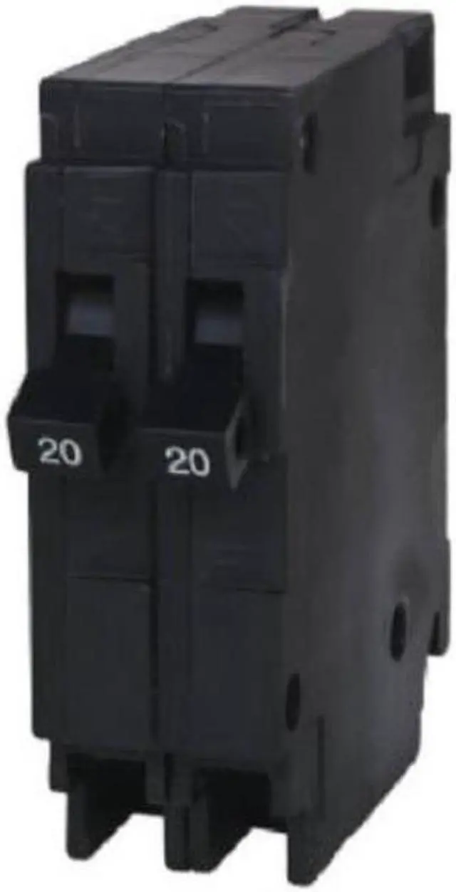 Alt view image 3 of 5 - Plug In Circuit Breaker, Q, Number of Poles 2, 20/20 Amps, 120/240VAC, Duplex