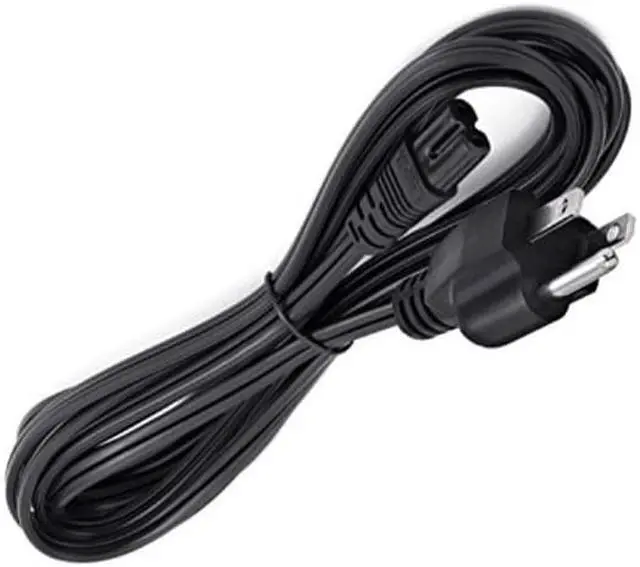 Alt view image 2 of 4 - iMBAPrice iMBA-F8S-10BK Power Cord for most Two Prong Samsung TV Models (10 Feet)