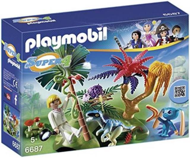 Zes Voor type bijeenkomst playmobil super 4 lost island with alien and raptor building kit Action  Figures - Newegg.com