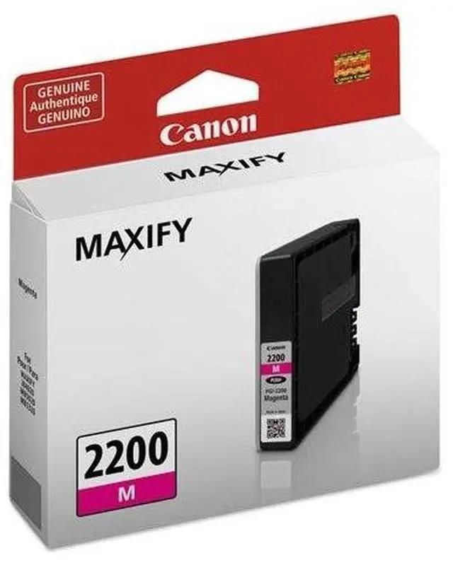 Alt view image 5 of 16 - Canon PGI-2200 Magenta Pigment Ink Tank #9305B001