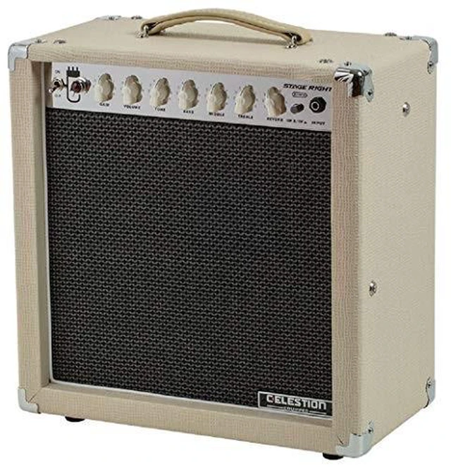 Alt view image 2 of 14 - Stage Right by Monoprice 15-Watt 1x12 Guitar Combo Tube Amp with Celestion Speaker and Spring Reverb