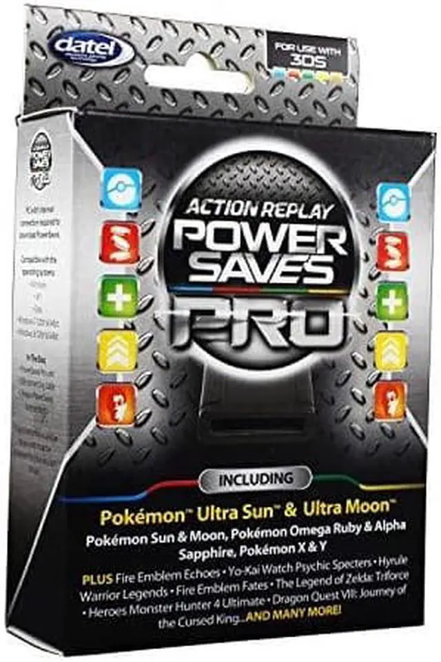 Alt view image 6 of 10 - Datel - Action Replay Power Saves Pro Cheat Codes for 3DS