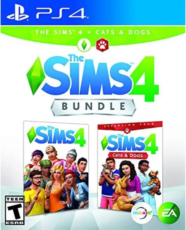 Alt view image 3 of 14 - Sims 4 + Sims 4 Cats & Dogs Bundle - PlayStation 4