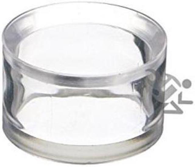 onfireguy 12 clear round medium+ 11/4 beveled ring display stand