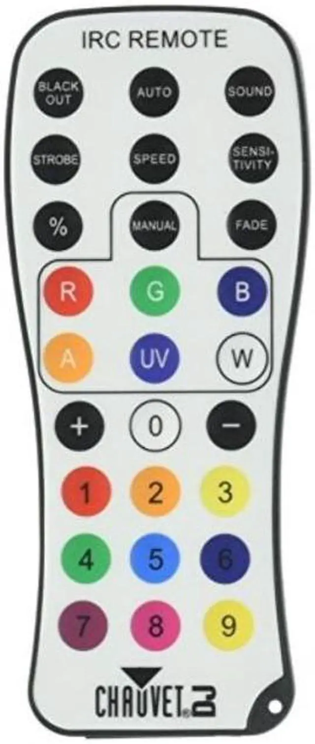 Alt view image 13 of 19 - Chauvet IRC-6 Remote