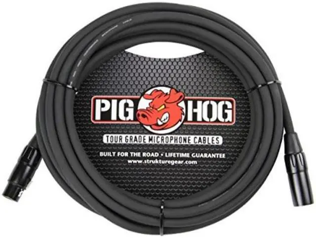 Alt view image 2 of 10 - Pig Hog PHM25 High-Performance 8mm Microphone XLR Cable (25 Feet)