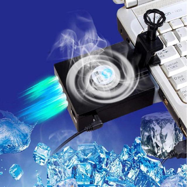 Main image of Vacuum USB Laptop Cooling Pad Air Extracting Exhaust Cooling Fan CPU Cooler for Notebook Computer Hardware Cooling