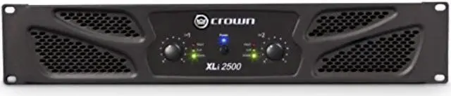 Alt view image 6 of 20 - Crown 2500 Amplifier 1000 W RMS 2 Channel Dark Gray NXLI25000US