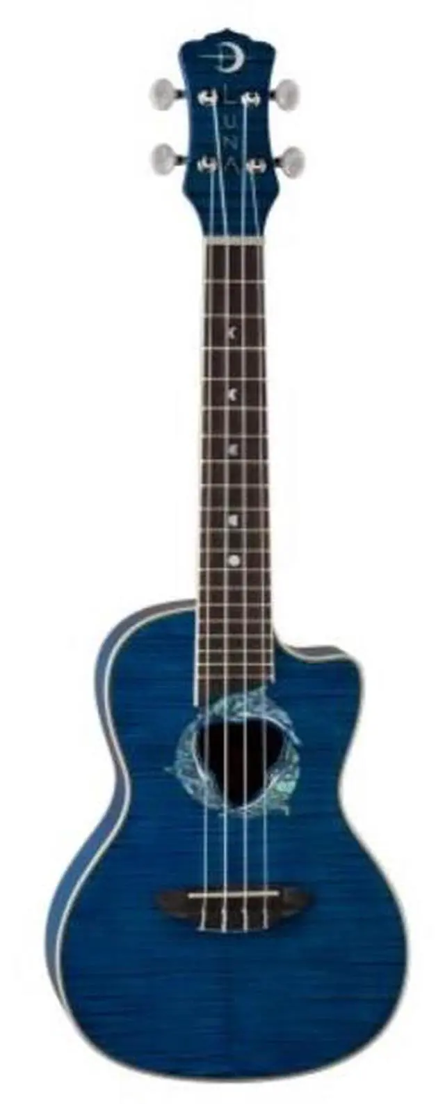 Alt view image 4 of 8 - Luna Guitar Dolphin Concert Ukulele