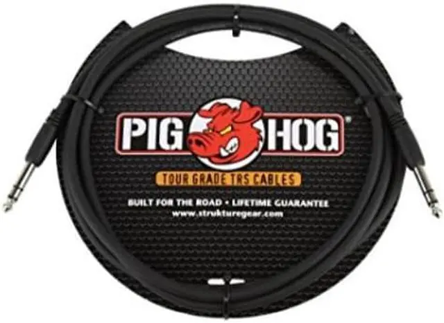 Alt view image 6 of 9 - Pig Hog 6-foot 1/4-in TRS - 1/4-in TRS Cable
