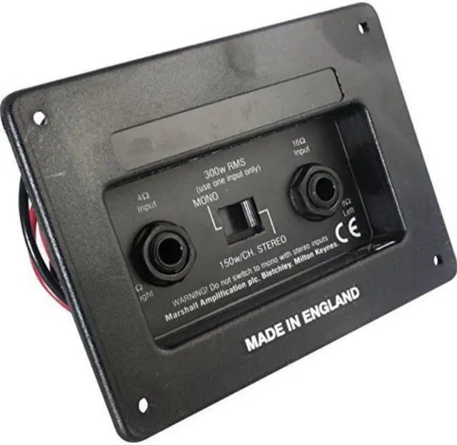 Main image of jack plate  genuine marshall, switchable stereo/mono