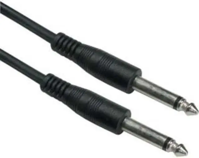 Main image of imbaprice 1/4" m to 1/4" m premium mono quarter inch male audio cables  100 feet