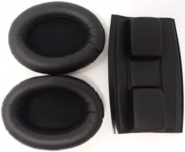 Main image of sennheiser bundle genuine replacement ear pads & headband cushions for sennheiser hd280 hd280pro hd281 hmd280 hmd281 headphones