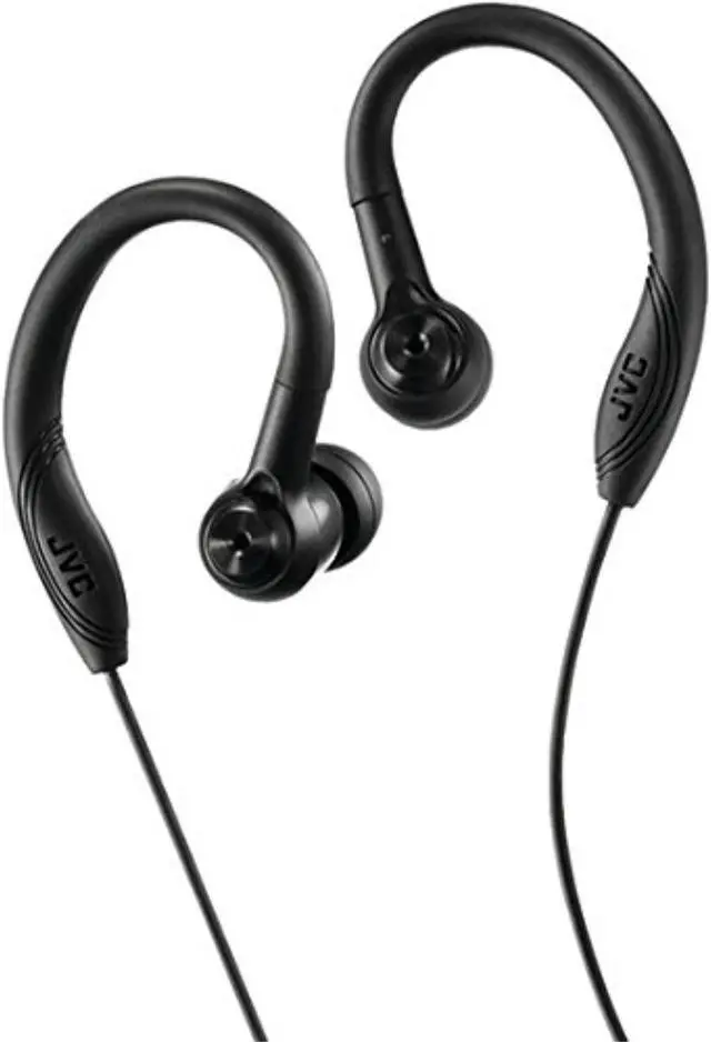 Alt view image 4 of 16 - JVC HAEC10B Entry-Level Fitness Headphones