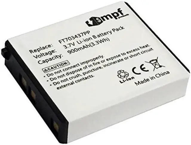 Alt view image 2 of 3 - Replacement 900mAh FT703437PP, FT803437PA, LP083442A, RZ03-00120100-0000, RZ30-00120300-0000 Battery for RAZER Mamba & RAZER Naga Epic Wireless PC Gaming Mouse