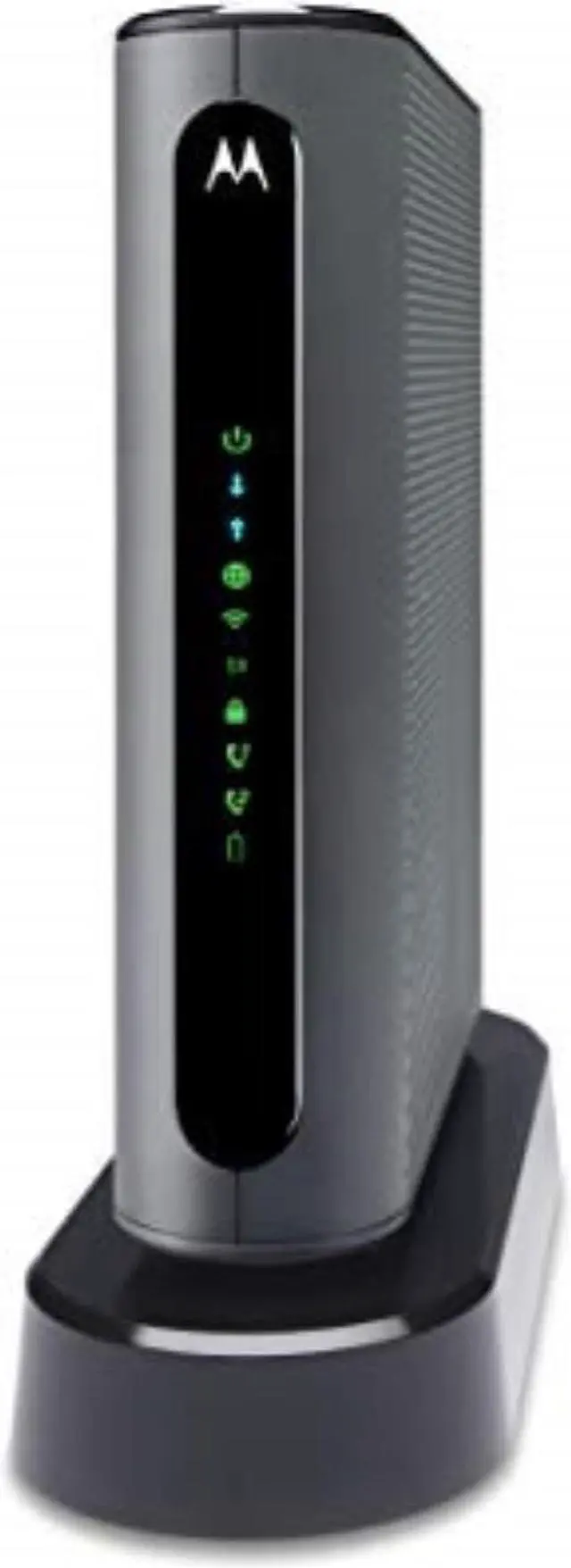 Alt view image 2 of 2 - Motorola - Dual-Band AC1900 Router with 24X8 DOCSIS 3.0 Cable Modem and Comcast Xfinity Voice Support - Black