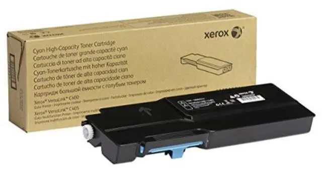 Alt view image 10 of 20 - Xerox 106R03514 High Yield Toner Cartridge - Cyan
