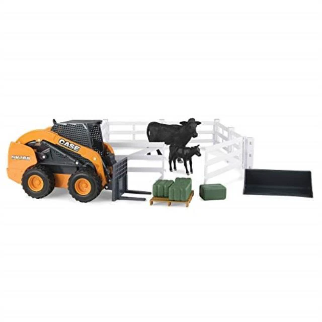 Main image of ertl case 1:16 scale big farm hobby set with cattle