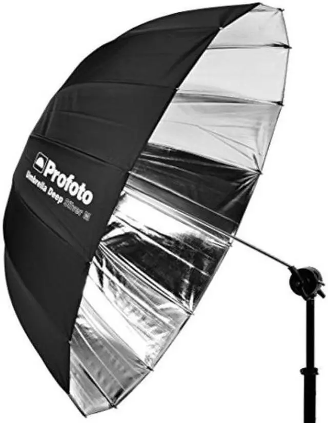 Alt view image 3 of 4 - Profoto Deep and Parabolic 41" Umbrella, Medium, Silver