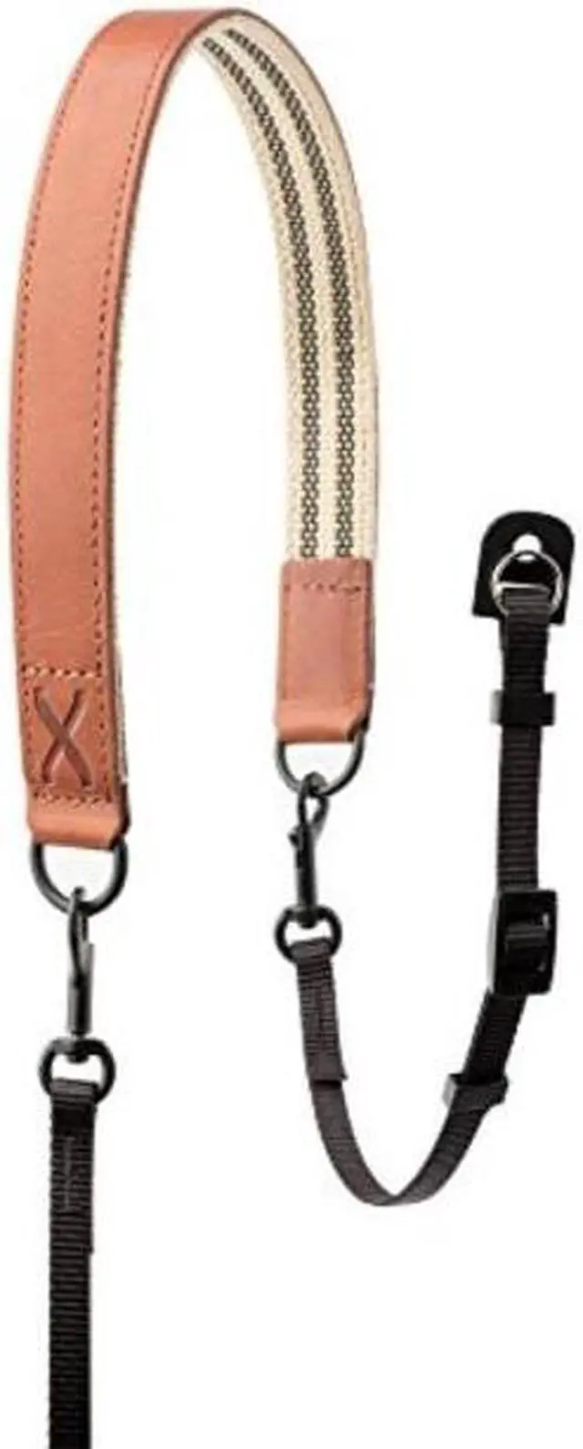 Main image of fujifilm premium leather camera strap  brown