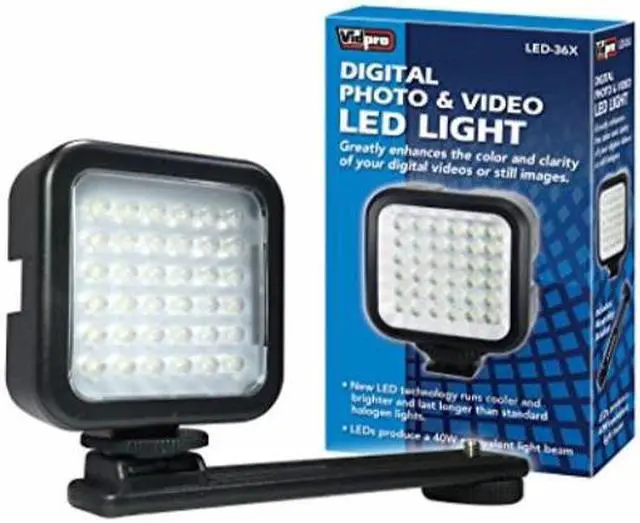 Alt view image 3 of 4 - Vidpro LED-36X Photo and Video LED Light