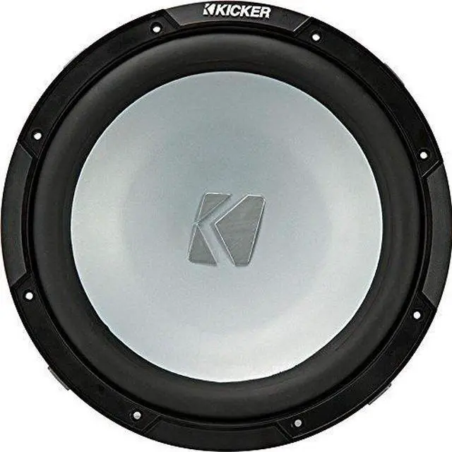 Alt view image 5 of 7 - KICKER - KM 10" Single-Voice-Coil 4-Ohm Subwoofer - Charcoal
