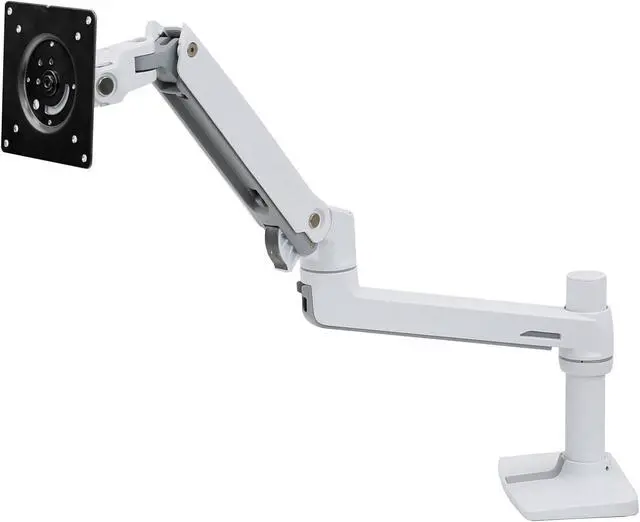 Alt view image 2 of 9 - Ergotron LX - Mounting kit (articulating arm, desk clamp mount, pole, extension bracket) for LCD display - aluminium, du