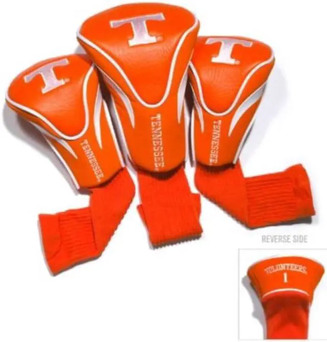 Alt view image 5 of 7 - Team Golf 23294 Tennessee Volunteers 3 Pack Contour Fit Headcover