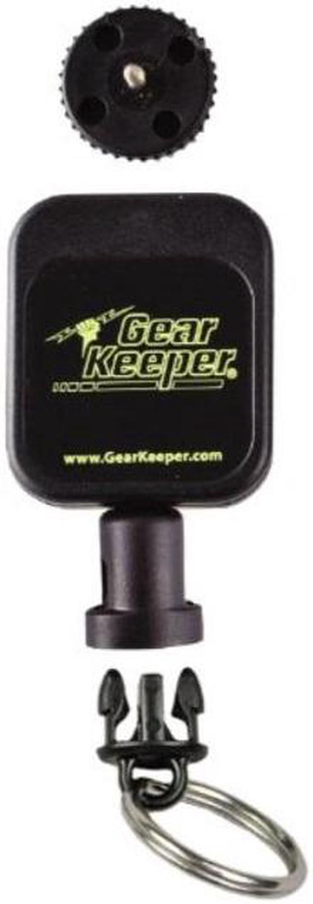 hammerhead industries gear keeper micro fishing zinger retractor rt52102  features heavy duty threaded stud mount with q/c split ring accessory made  in usa 