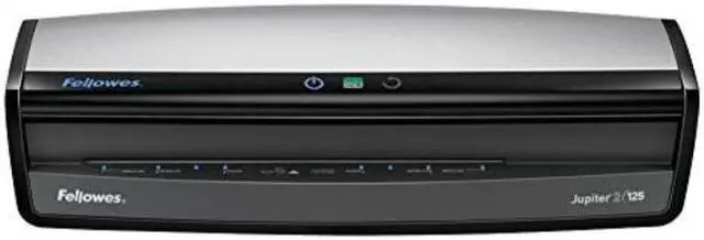 Main image of fellowes laminator jupiter 2 125, rapid 1 minute warmup laminating machine, with laminating pouches kit 5734101