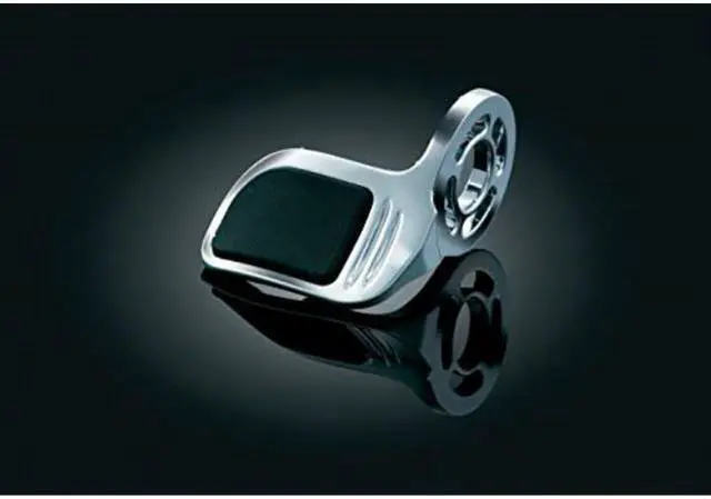 Main image of kuryakyn 6310 premium contoured iso throttle boss motorcycle handlebar grip accessory: honda gold wing gl1800 motorcycles with heated grips, chrome, pack of 1