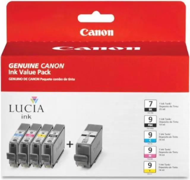 Alt view image 2 of 9 - Canon 1034B010AA Ink Cartridge - Black, Cyan, Magenta, Yellow, Photo Black