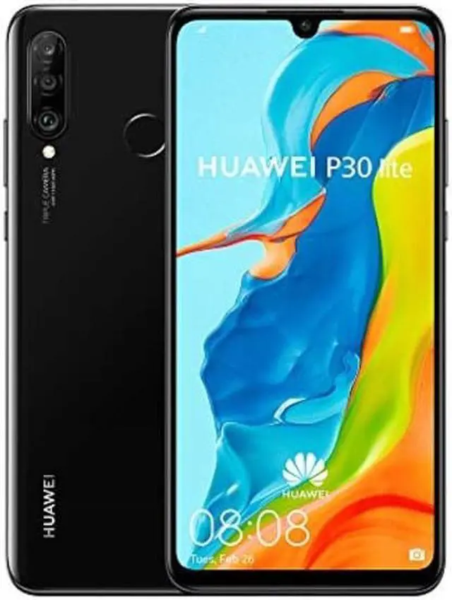 Alt view image 7 of 8 - Huawei P30 Lite 4GB 128GB Midnight Black
