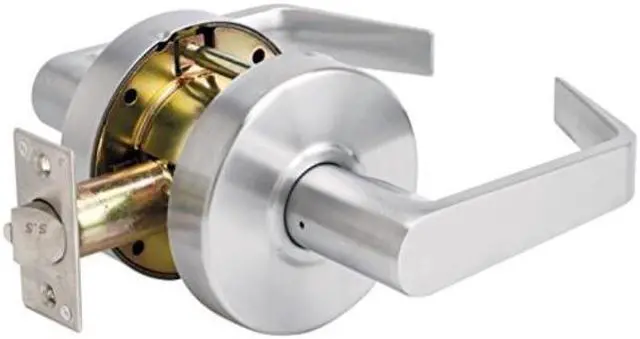 Alt view image 2 of 3 - MASTER LOCK SLCHPG26D Lever Lockset,Mechanical,SLC Angled