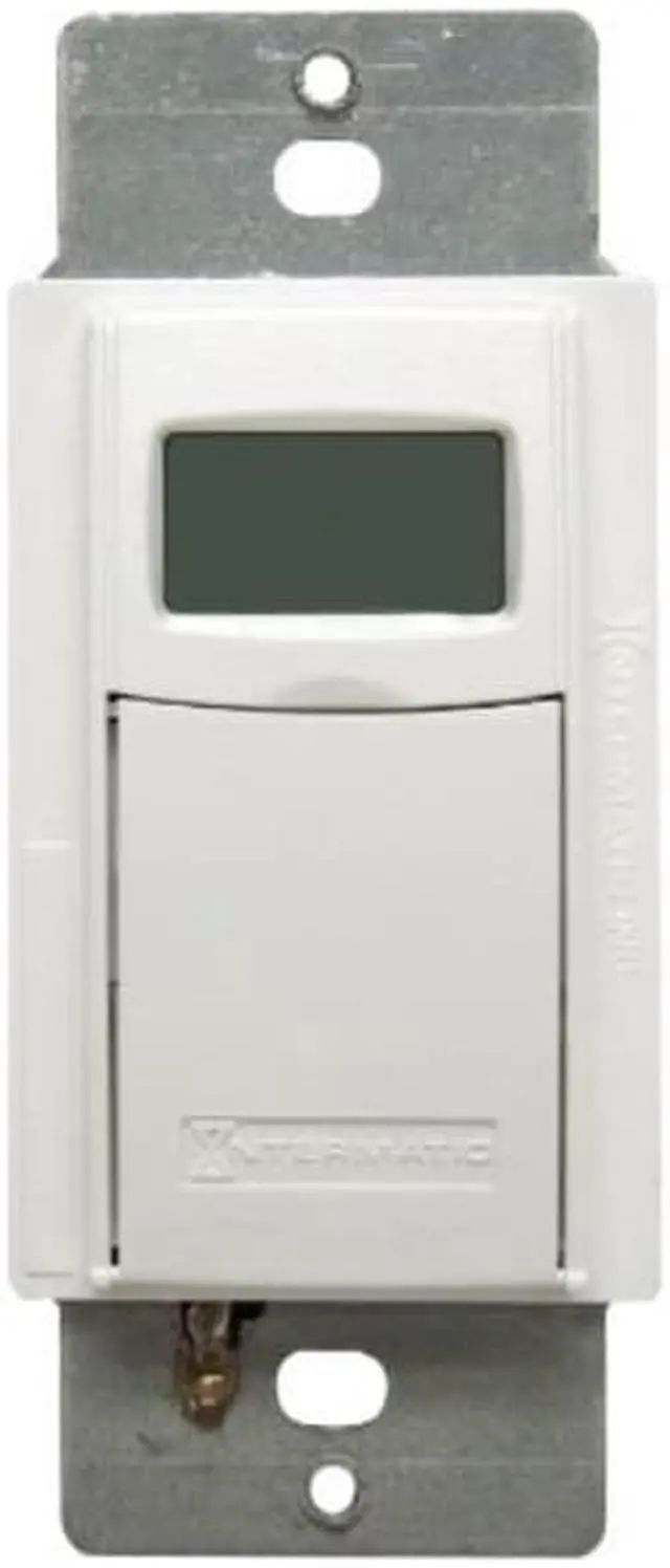 Alt view image 5 of 11 - Intermatic EI600WC Decorator Digital In-Wall 7-Day Astronomic Timer, White