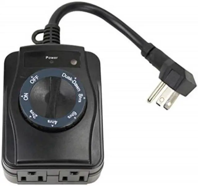 Main image of prime wire & cable tnocd002 2outlet turn dial pigtail