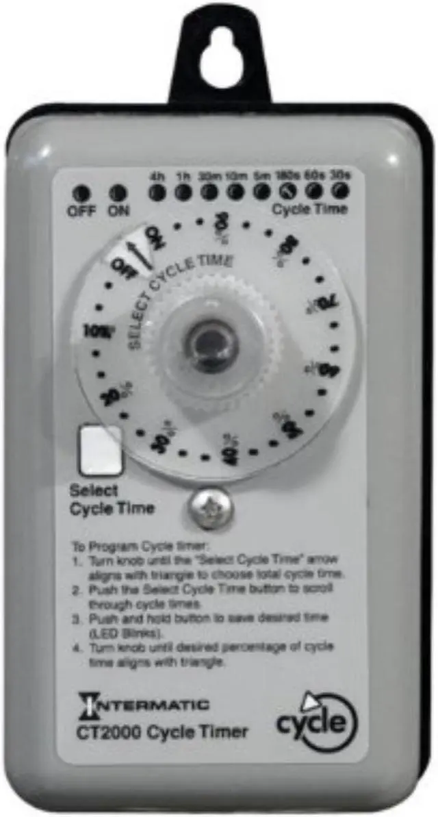 Alt view image 3 of 4 - Intermatic CT2000 20 AMP Percentage Cycle Timer