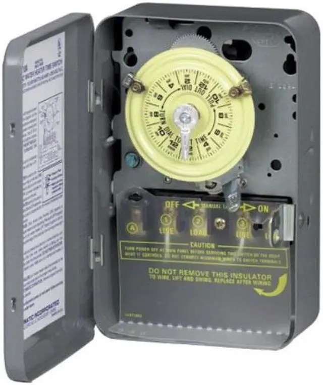 Alt view image 5 of 10 - Time Clock 24 Hour Dpst 208-277V Intermatic Inc Misc. Office Supplies T104-20