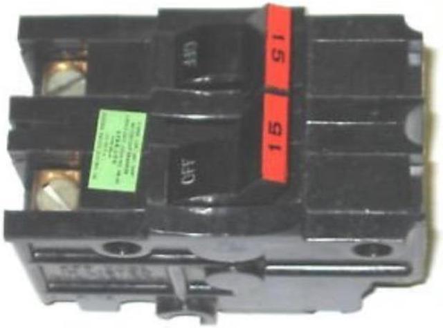 a na215 stablok federal pacific 15 amp, 2 pole fpe breaker 15a 2p
