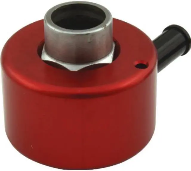 Main image of quickcar racing products 68010 red aluminum steering wheel disconnect