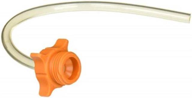 worx wa4038 hydroshot bottle cap connector with draw hose orange