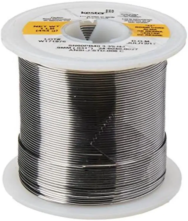 Main image of kester solder 32117 2460400027 60/40 stand, 0.031" diameter,"44", 1.5"