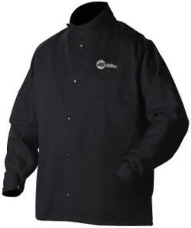 Alt view image 3 of 6 - Miller 244756 Classic Cloth Welding Jacket, 4X-Large