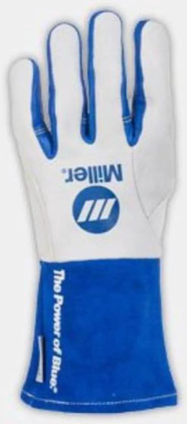 Alt view image 2 of 4 - MILLER ELECTRIC 263347 Performance Welding Gloves, Gauntlet Cuff, Keystone