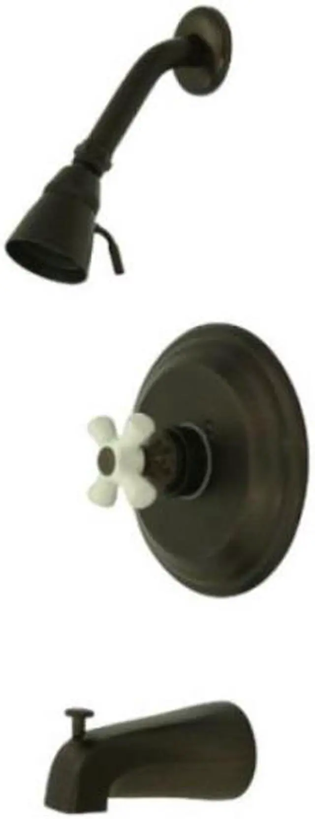 Alt view image 2 of 5 - Kingston Brass KB3635PX Pressure Balance Tub & Shower Faucet - Oil Rubbed Bronze