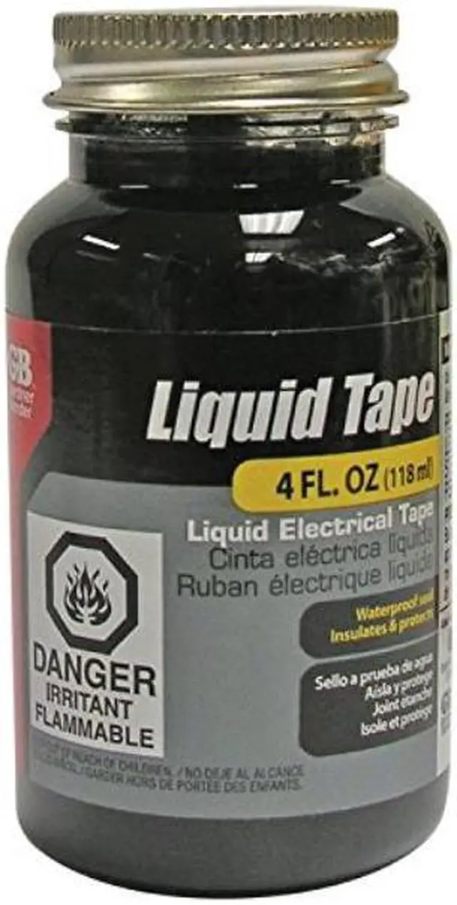 Alt view image 4 of 8 - Gardner Bender 4 Oz. Black Electrical Liquid Tape LTB-400