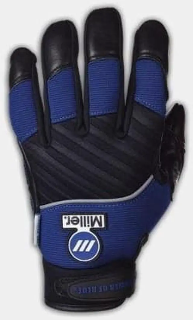 Alt view image 3 of 4 - MILLER ELECTRIC 251068 Welding Gloves, Cowhide Palm, XL, PR