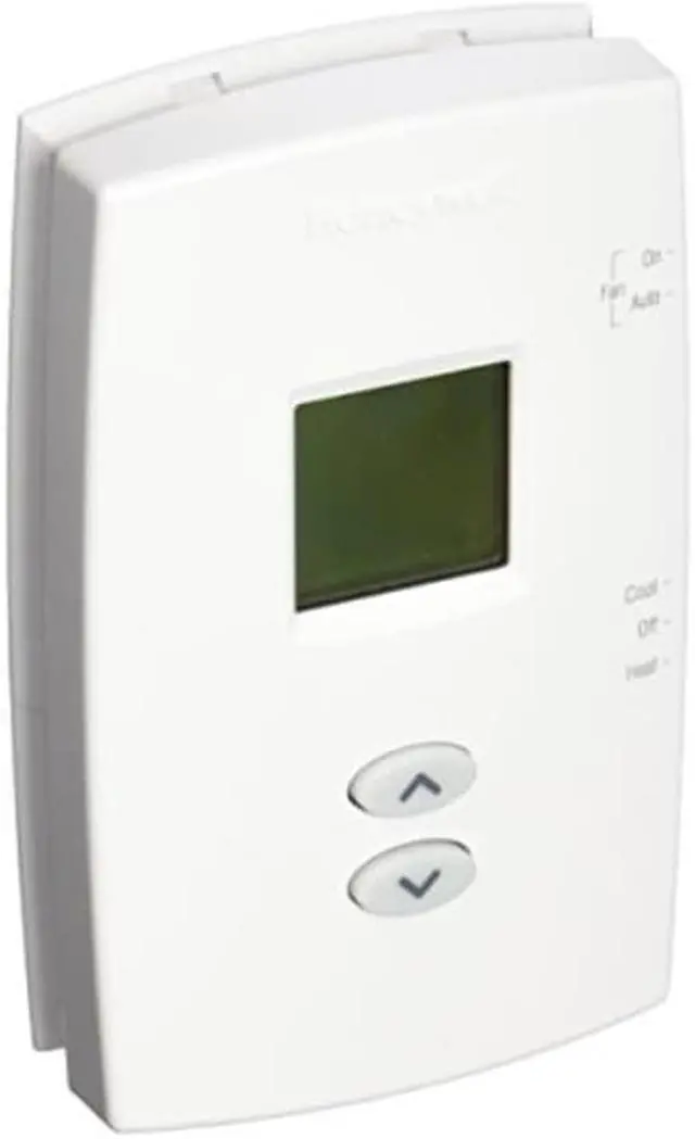 Alt view image 3 of 7 - Honeywell TH1110DV1009/U - PRO 1000 Vertical Non-Programmable Thermostat 1 Heat/1 Cool