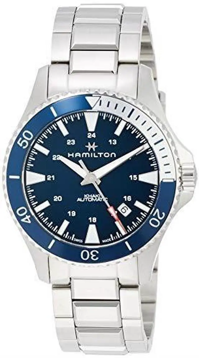 Alt view image 2 of 9 - Hamilton H82345141 Khaki Navy Scuba Auto Men's Watch 40mm Stainless Steel